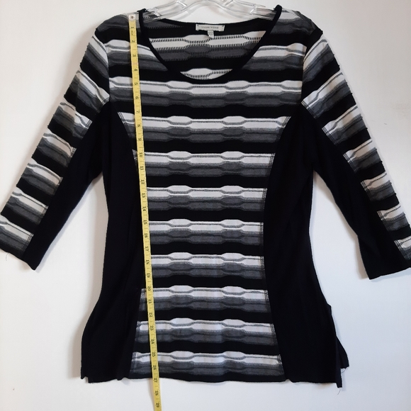 Women's L Vivian Wong Shirt Black/white - Picture 1 of 4